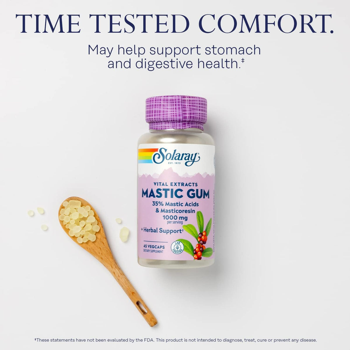 Solaray Extracto de Goma de Masilla 500 mg, – Complemento equilibrado: Se recomienda como parte de una dieta – Image 3
