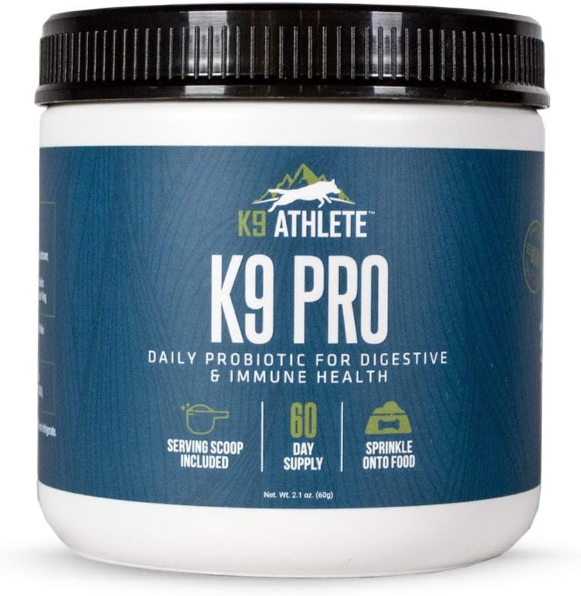 K9 Athlete K9 Pro Polvo Probiótico para Perros - Salud Digestiva e Inmunológica
