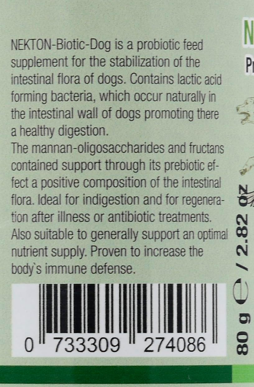 Nekton Biotic-Dog Probiótico para Perros 80g