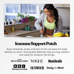 The Patch Collection® - Parche de alta concentración para el apoyo del sistema inmunitario | Complejo 6 en 1 con vitamina C, D, B12, zinc, cúrcuma, saúco, ginkgo biloba, equinácea | Vegano y sin látex (15 parches)