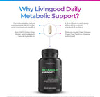 Livingood Daily Metabolism Booster - Apoyo Metabólico (120 Cápsulas Vegetales)