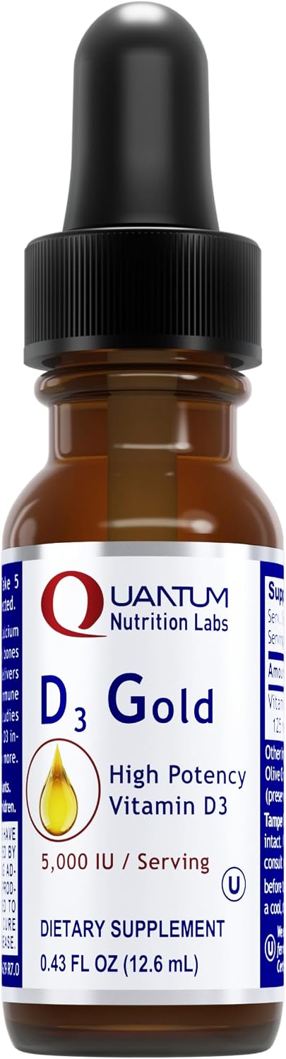 QNL D3 Oro - Gotas Líquidas de Vitamina D3 - 0.43 fl oz