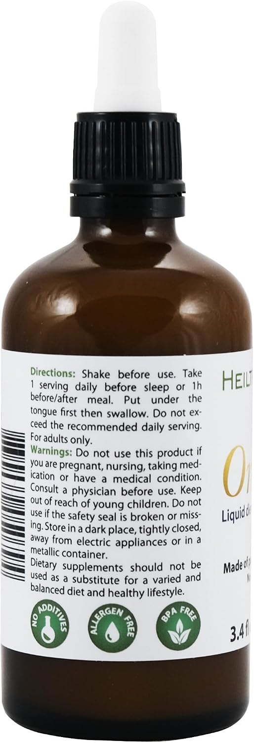 Ormus 3.4 Fl Oz - 100 ml | Concentrado Orme | Minerales Monoatómicos | Heiltropfen®