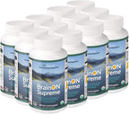 BrainON Supreme - Mezcla premium de nutrición cerebral - 237ml (Pack de 12)