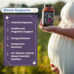 Birthright Bloom Suplemento Prenatal – Alimento Integral de Origen Animal con Hígado, Huevas, Médula Ósea y Colostro