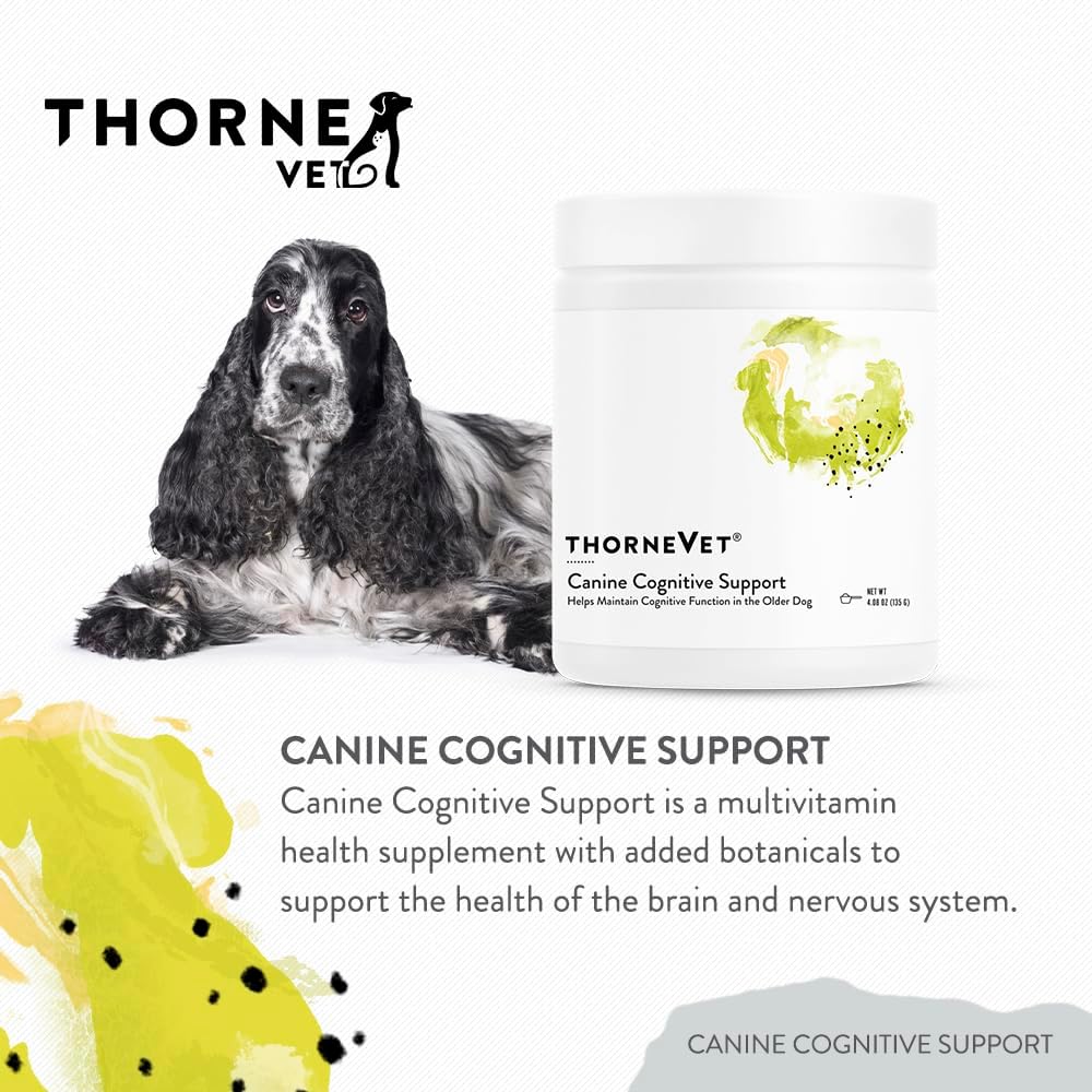 ThorneVet Canine Cognitive Support Powder - Apoyo Cognitivo para Perros Mayores (90 Dosis)