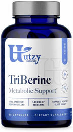 TriBerine Berberina 1000 mg Triple Fuente Espectro Completo | 60 Cápsulas Vegetales
