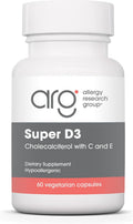 ARG Super D3 - Vitamina D3 con Vitaminas C y E - 60 Cápsulas