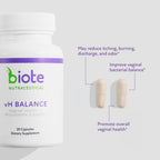 Biote Nutraceuticals - vH Balance - Vaginal Health + Microbiome Support
