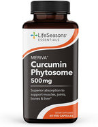 LifeSeasons Rhodiola Root 600mg – 60 Cápsulas Veganas
