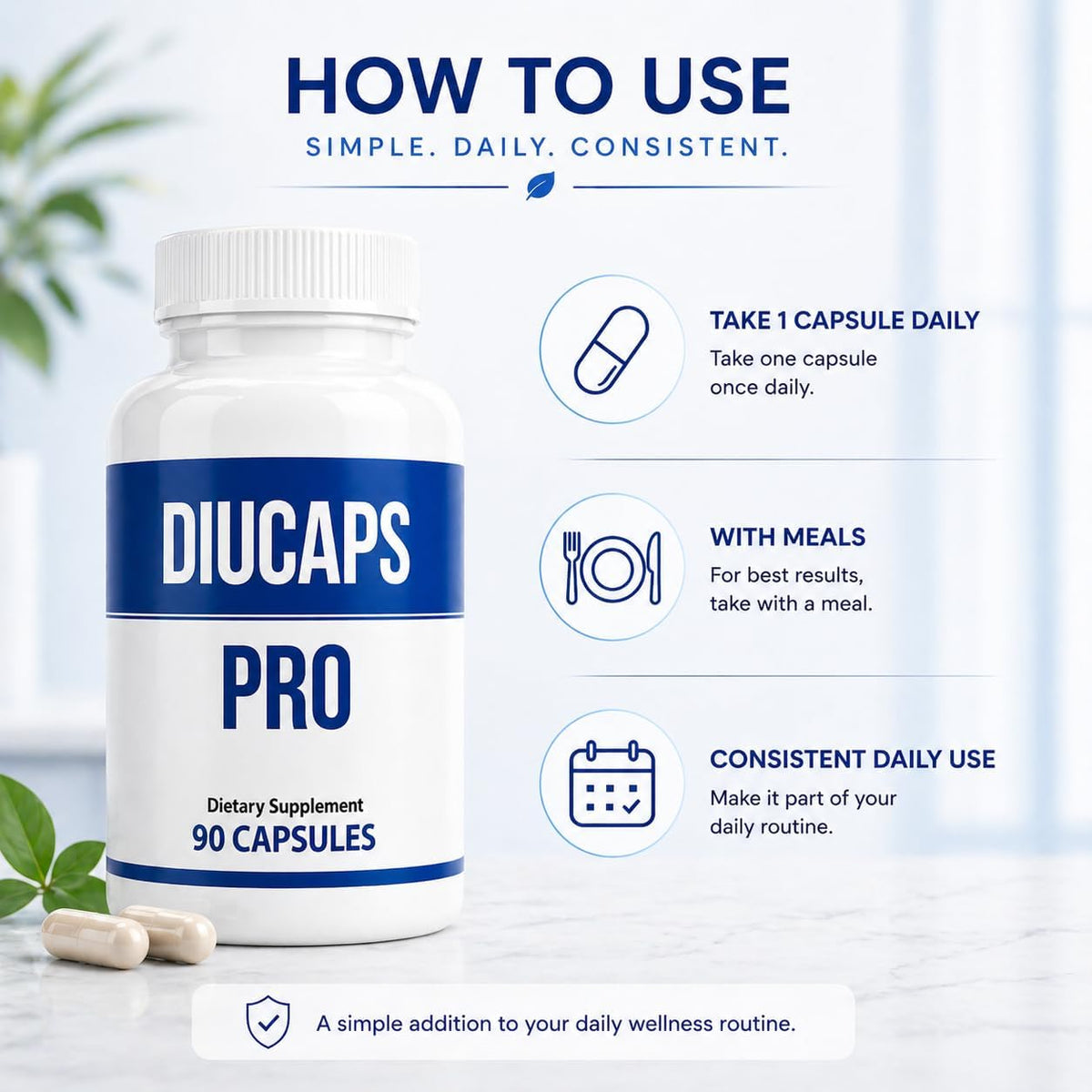 Legere Pharmaceuticals Diucaps 90 Cápsulas – Vitamina C: Contribuye al funcionamiento normal del sistema – Image 4
