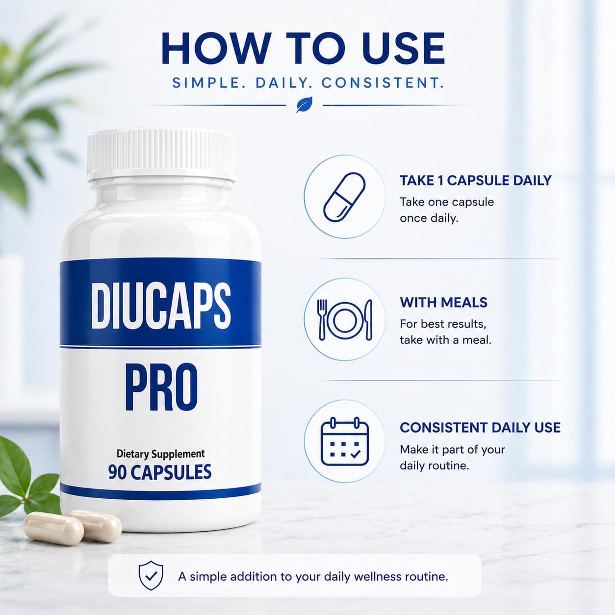 Legere Pharmaceuticals Diucaps 90 Cápsulas