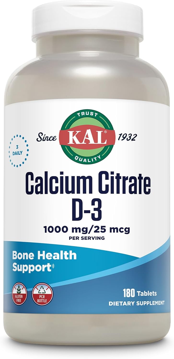 KAL Calcio Coral en Comprimidos 1000 mg - 227 g (8 oz)