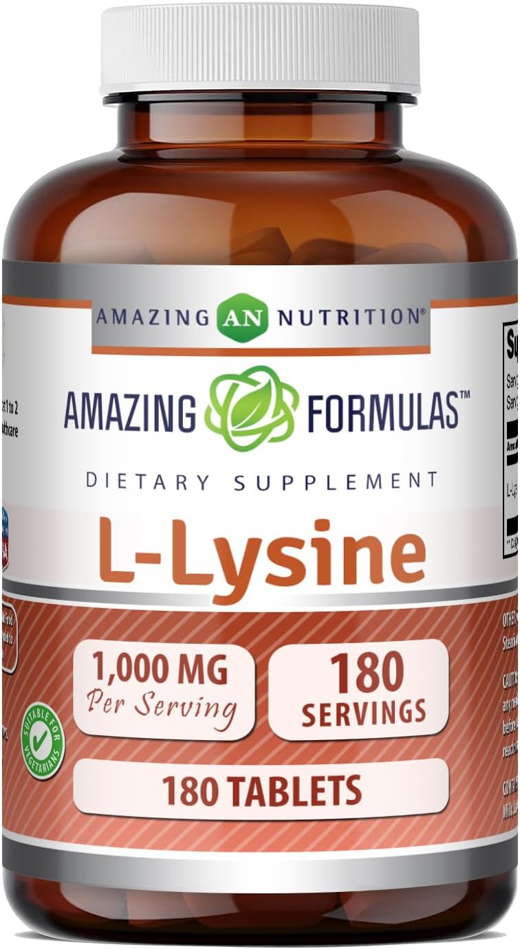 Amazing Formulas L-Lisina 1000mg - 90 Comprimidos