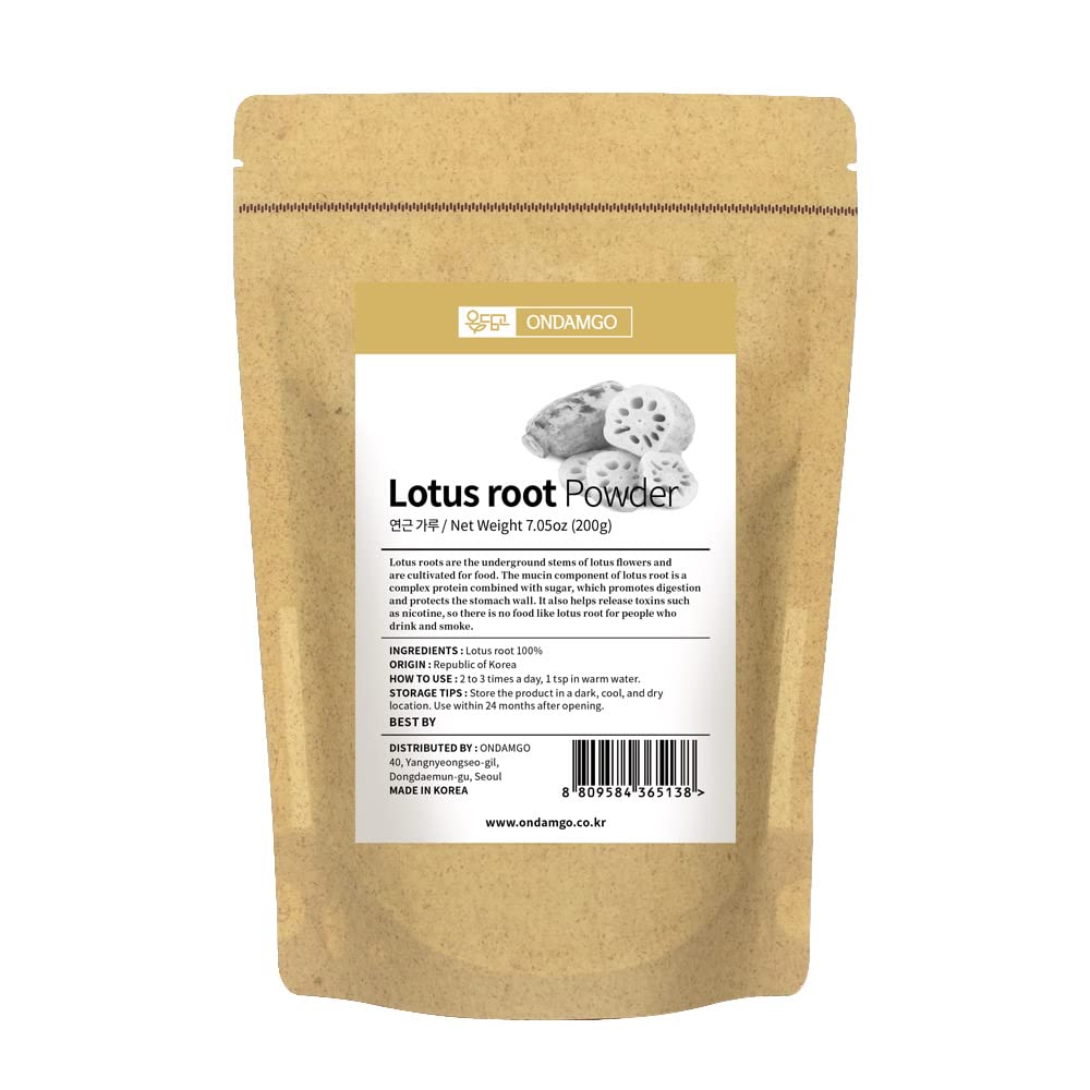 Polvo de Raíz de Loto Natural ONDAMGO 200g