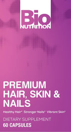 Bio Nutrition Premium Hair, Skin & Nails, 60 Cápsulas