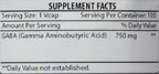 Amazing Formulas GABA 750 mg per Capsule - 100 Vegan Capsules
