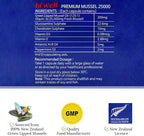 (Pack de 2) Hi Well Premium Mussel 25,000 200 Cápsulas Blandas Vegetales