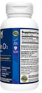 Members Mark Vitamina D3 2000 UI (50 mcg) - 400 Cápsulas Blandas