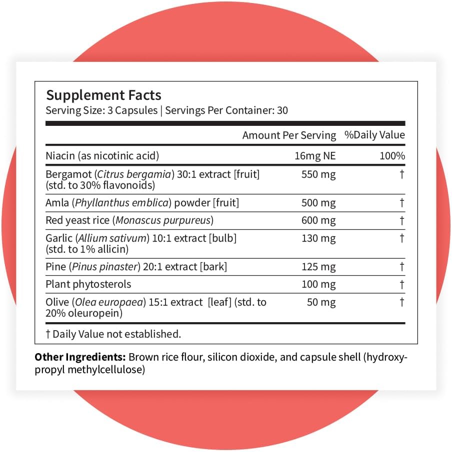 Pattern Wellness Cholesterol Complex – 90 Cápsulas Veganas