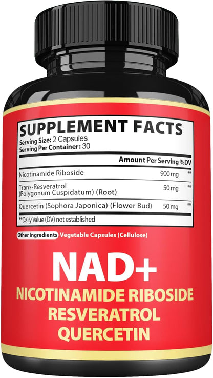 Satoomi Suplemento NAD con Nicotinamida Ribósido, Resveratrol y Quercetina - 60 Cápsulas - 30 Días – Image 7