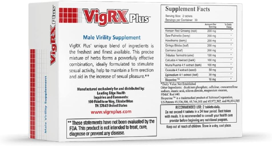 VigRX Plus Daily Supplement Tablets (2)