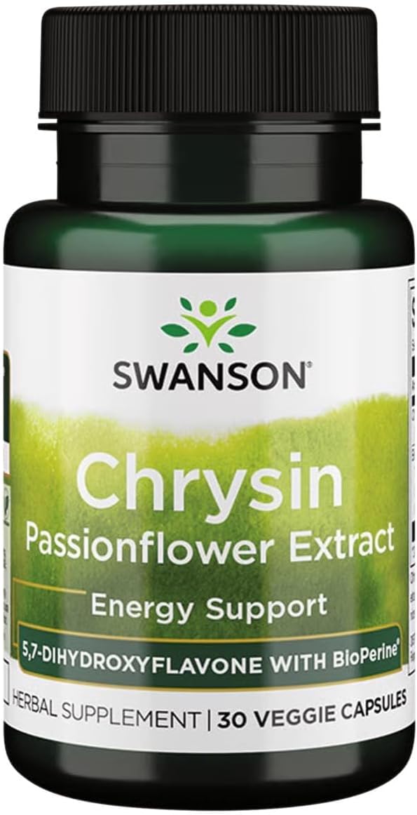 Swanson Passionflower Extract with Chrysin - 30 Veggie Capsules