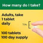 Nature Made Vitamina D3 2000 UI (50 mcg) + Calcio, 100 Comprimidos
