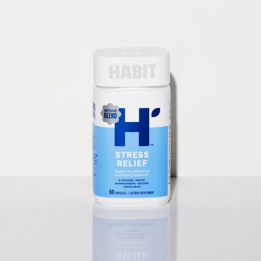 Habit Stress Relief 2 Pack (120 Cápsulas) - Alivio del Estrés, Vitaminas B y Adaptógenos