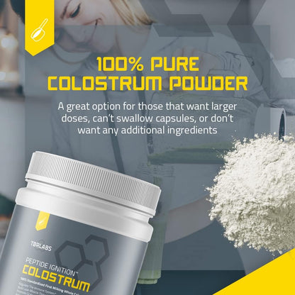 TBR Labs Colostrum en Polvo, Grass Fed, 200g (132 Raciones) – Image 5