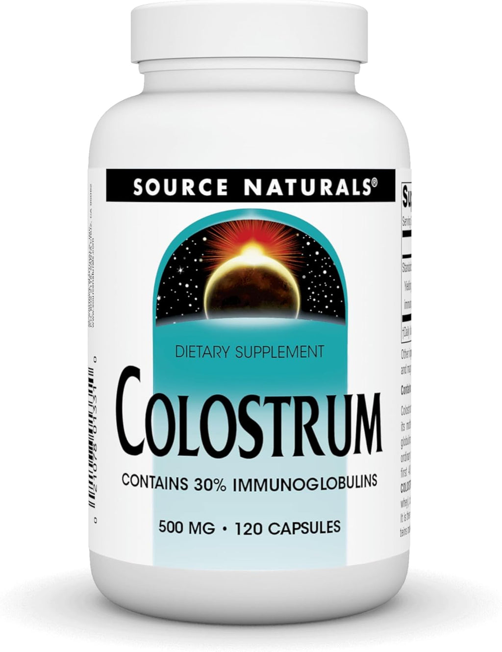 Source Naturals Colostrum 30% Inmunoglobulinas - 30 Cápsulas