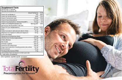 Total Fertility Preconception for Women - – PQQ (Pirroloquinolina Quinona): Un compuesto que estimula la – Image 2