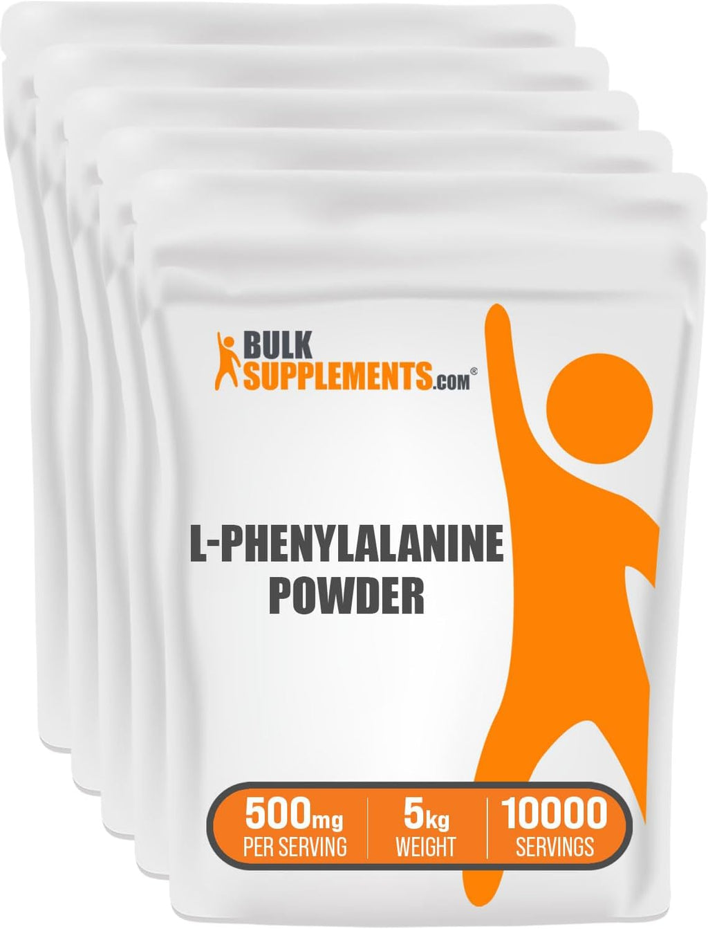 L-Fenilalanina en Polvo - 500mg por Dosis - 250g