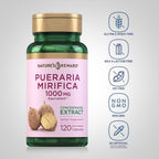 Pueraria Mirifica Cápsulas | Extracto de Raíz | 120 Cápsulas | No-GMO, Sin Gluten | Nature's Reward