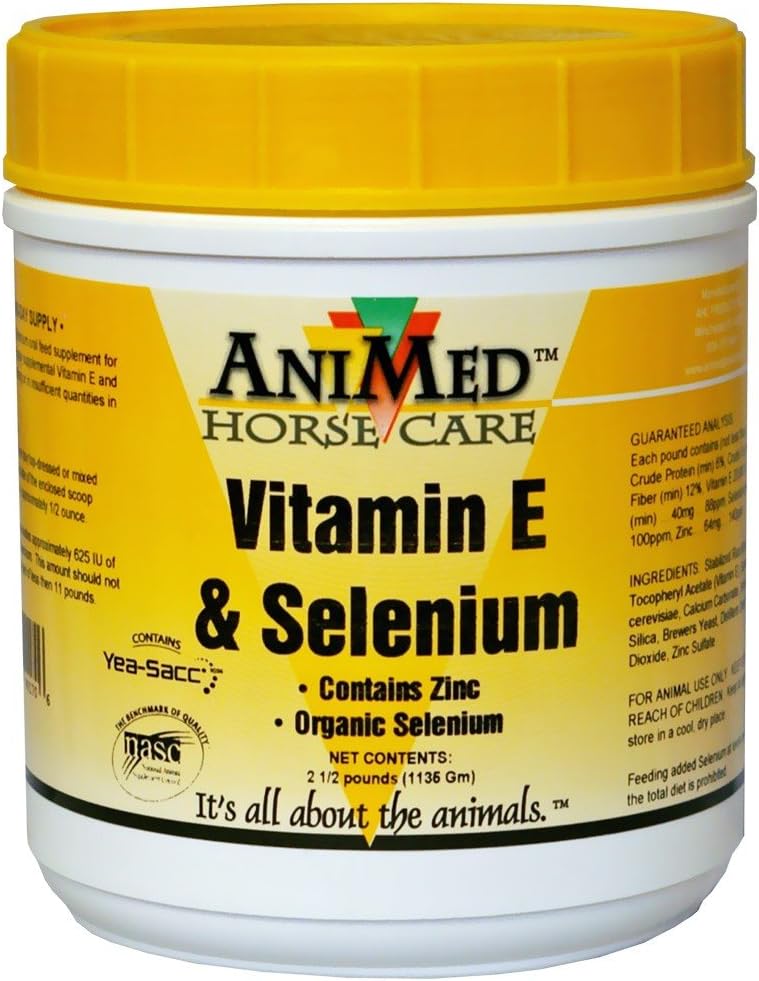 AniMed Vitamin E & Selenio & Zinc para Mascotas (2.5 lb)