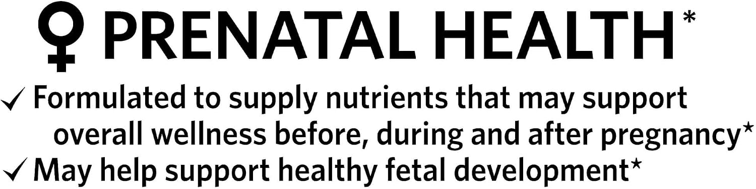 Spring Valley Multivitamínico Prenatal para Mujeres - 100 Comprimidos
