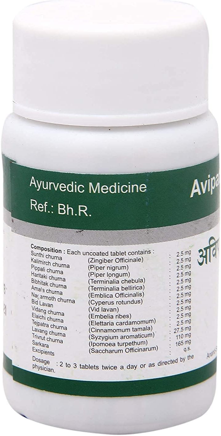 Ayucine Forever Dhanvantari Avipattikar Churna Tablet (120 Tablets) (Pack of 4)