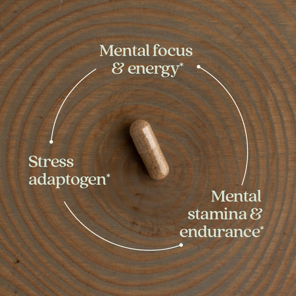 New Chapter Rhodiola Force 300 mg - Adaptogeno Vegano para el Estrés y la Concentración