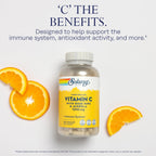 SOLARAY Vitamina C 1000 mg Liberación Prolongada con Escaramujo y Acerola 250 Cápsulas
