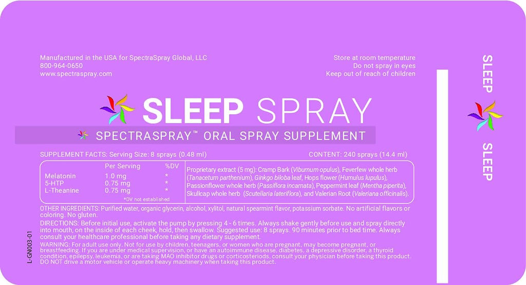 Spectraspray Spray de Vitaminas - Kit Estilo de Vida Saludable, 30 Días por Spray