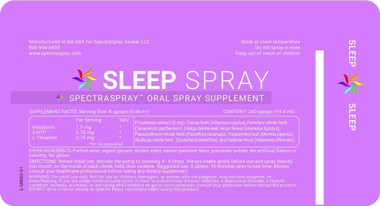 Spectraspray Spray de Vitaminas - Kit Estilo de Vida Saludable, 30 Días por Spray