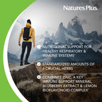 NaturesPlus Advanced Therapeutics Aller-7 Rx-Respiration - 60 Vegetarian Capsules - Respiratory Support - Gluten-Free - 30 Servings