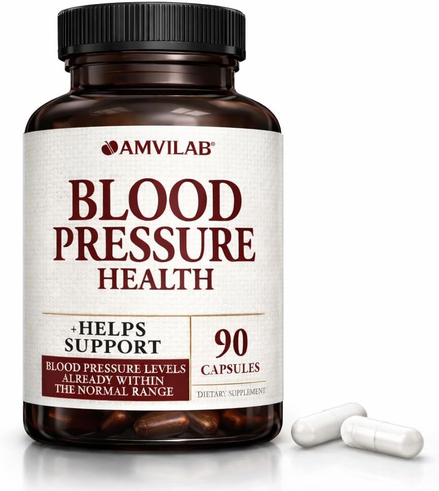 Blood Pressure Health de AMVILAB - Apoyo a la Presión Arterial - 90 Cápsulas