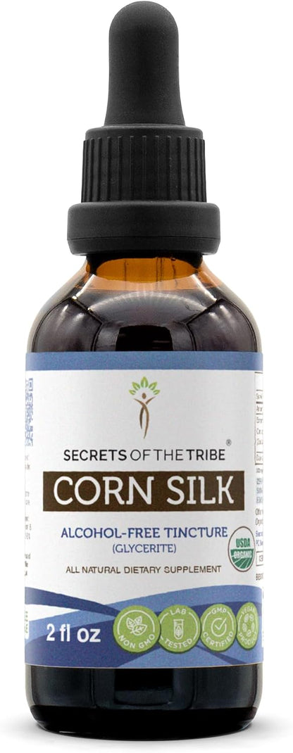 Secrets of the Tribe Corn Silk - Extracto de – Certificado USDA Orgánico: Cumple con los requisitos del Programa – Image 1