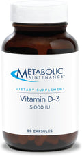 Metabolic Maintenance Vitamina D3 5000 UI - 125 mcg - 90 Softgels