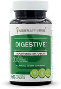 Secrets of the Tribe - Fórmula Digestiva, Suplemento Herbal para la Digestión Saludable (60 Cápsulas)