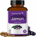 Herb Essential Comprimidos de Semilla de Jamun 500mg, 60 Comprimidos