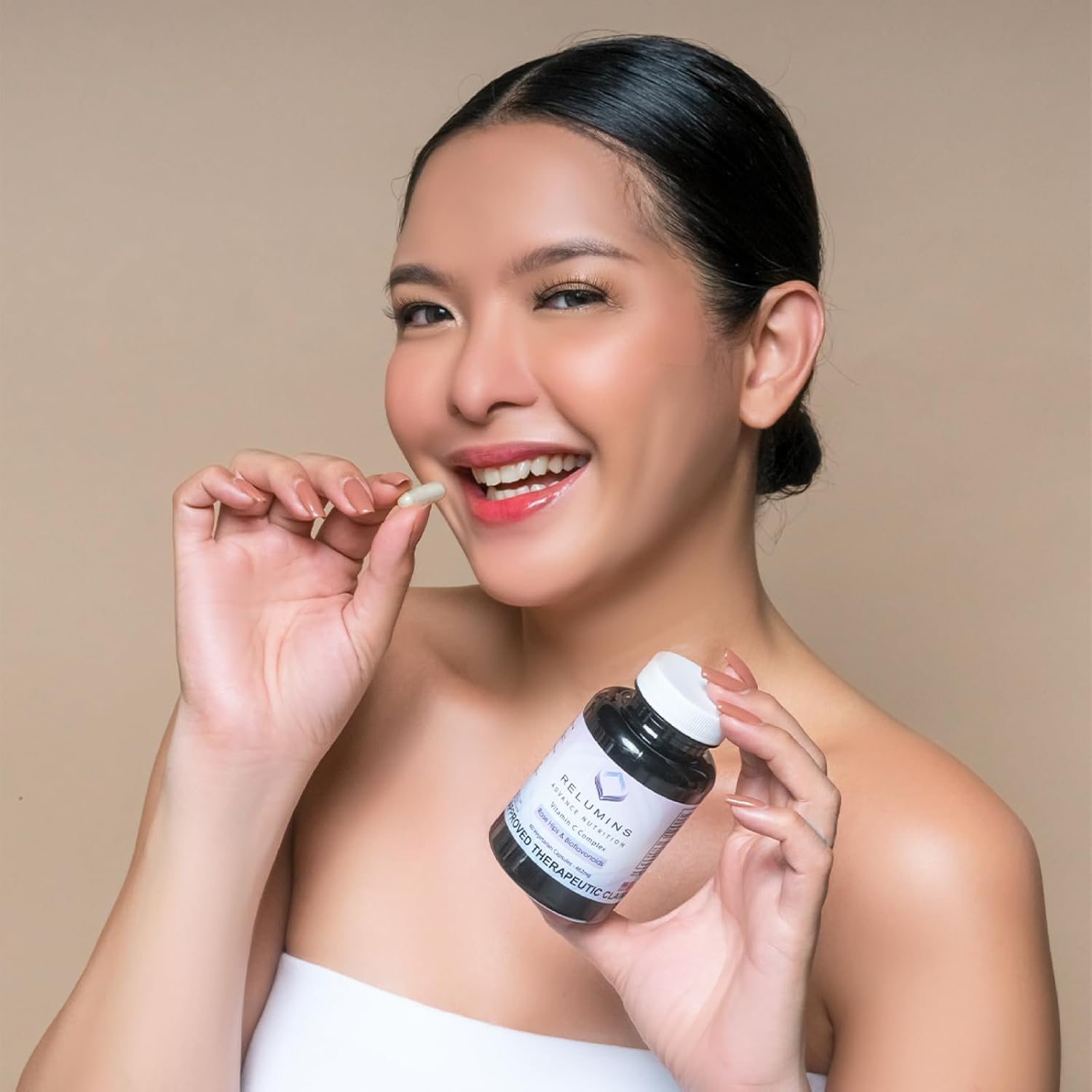 Relumins Advanced Vitamin C with Rose Hips - 1000 mg, 60 Capsules