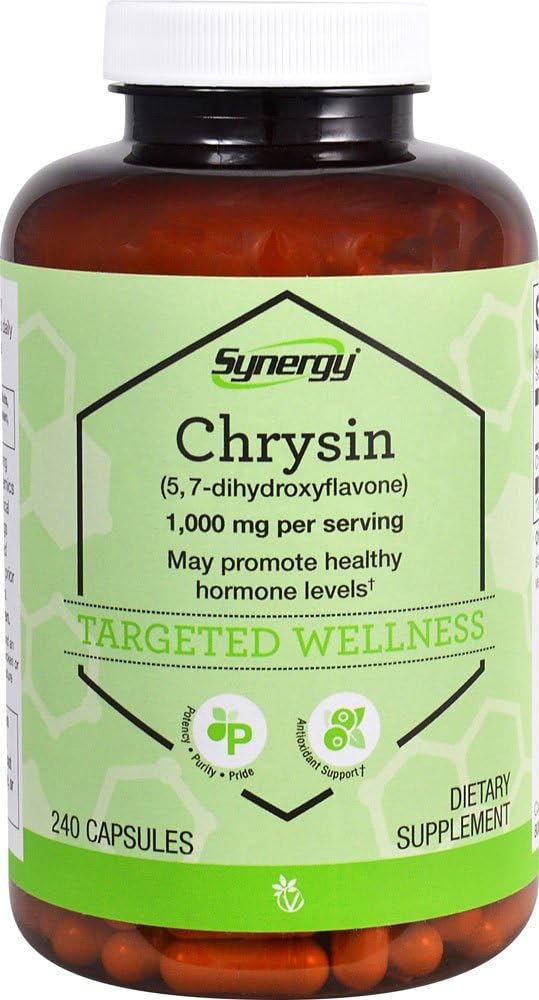 Vitacost Crisina 5,7-Dihidroxiflavona - 1000 mg por dosis - 240 Cápsulas