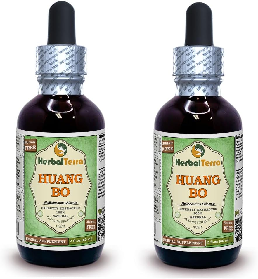 HerbalTerra Tintura de Huang Bo (Phellodendron Chinense) – 2x60 ml